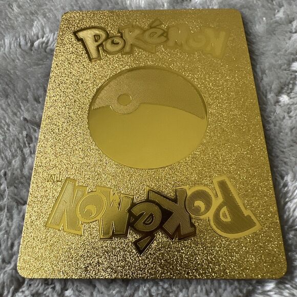 Pokemon Gold Fan Art Pikachu V 190HP 043/185 - Picture 7 of 10